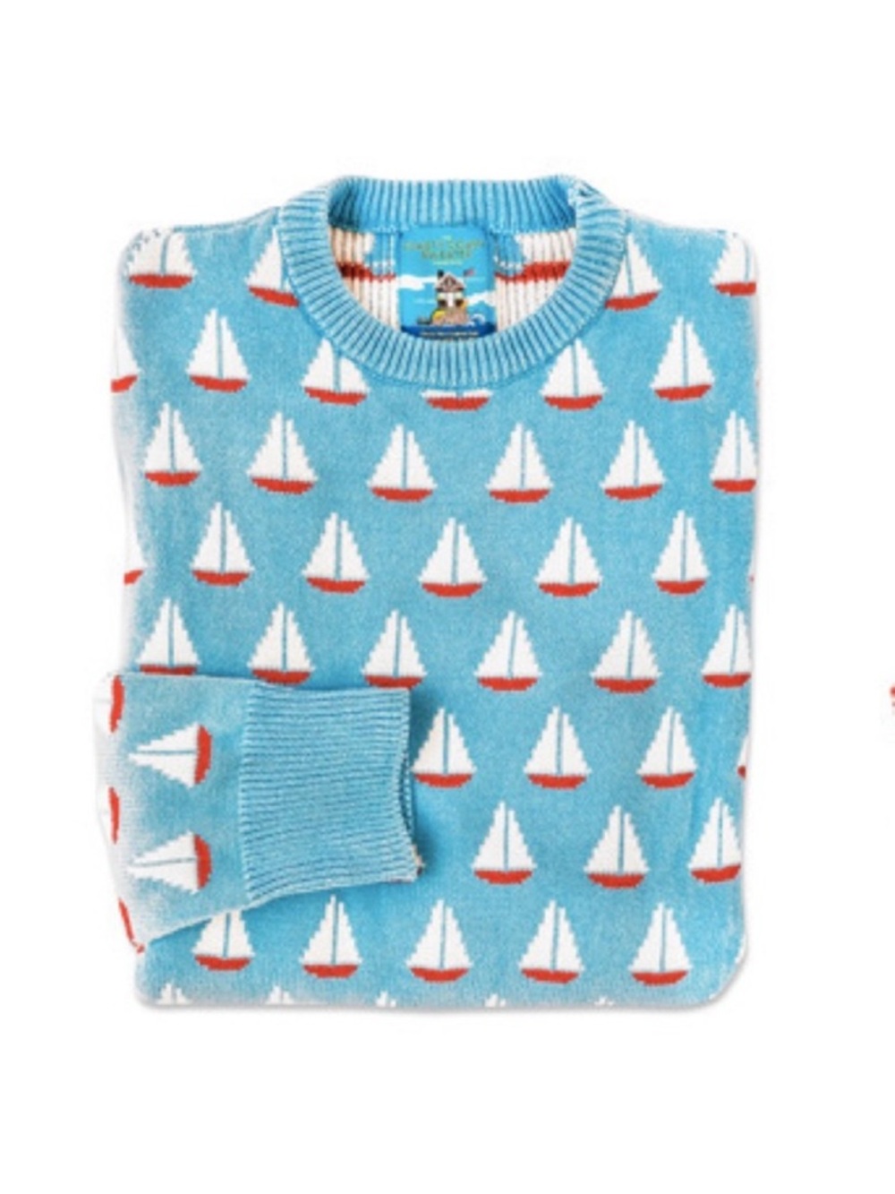 Kiel James Patrick Sailboat Toasty Coasty Sweater - Picture 2 of 8